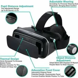 Mabron 2021 Newest 3D Virtual Reality Headset Box with Mini Bluetooth Remote image 2