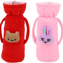 Soft Plush Baby Bottle Cover for Feeders Set of 2 Cover Handle on Both Side-image-95