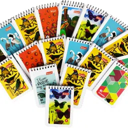 Spiral Note Pad No. 1, (9.0cm x 6.2cm) 160 Page (P-20) Pocket-size Diary Ruled 160 Pages-3
