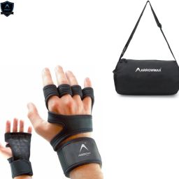 DOMINATOR GYM BAG AND COBRA FITNESS GLOVE WORKOUT SET FIT Fitness Accessory Kit Kit-image-7