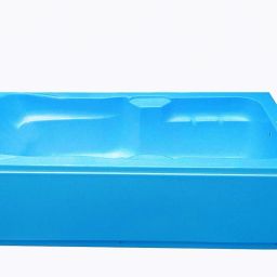 Elegant Acrylic 6 Feet Freestanding Bathtub for Adults - Cyan Blue Free-standing Bathtub-image-84