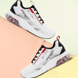 FIRST Men's Sports Shoes | PU Foam Comfort & Ball-Tech Support | Lace-Up Running Shoes For Men-18
