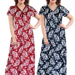 Pack of 2 Women Nighty-image-43