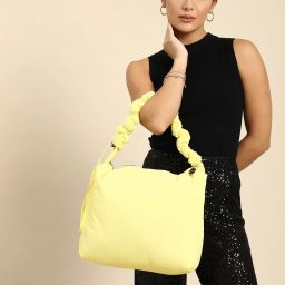 Women Yellow Shoulder Bag-image-1