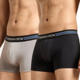 Pack of 2 CoolSense Flexi Stretch Combed Cotton Solid Men Trunk-image-8