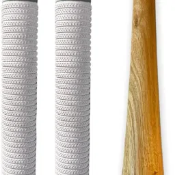 Cricket Bat Two Grips With One wooden Grip Cone Super Tacky-image-18