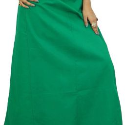 Queen Style Rama Green 8 Part Fine Quality Pure Cotton Petticoat-image-34