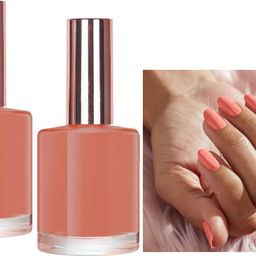 adjd Combo Shine & Breathable Nail Polish, Quick Dry Light peach Light peach-picture-23