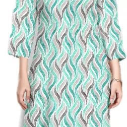Women Printed Pure Cotton Anarkali Kurta-image-71
