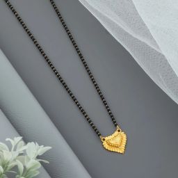 Beautiful and Latest Design Pendant with 18 Inch chain Alloy Mangalsutra-image-85