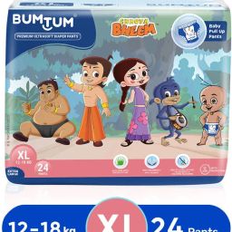 Chota Bheem Baby Diaper Pants with Leakage Protection -12 to 17 Kg Pack of 1) - XL-11