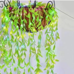 Vine Leaf Curtain LED String Light, 200 LEDs, 8 Modes, Remote Control. LED Lantern-picture-15
