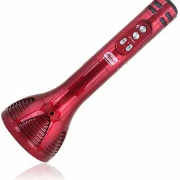 Red Karaoke Mic Premium Quality Handheld Wireless Microphone Mic With Audio Recording Bluetooth Speaker & Karaoke Feature Celebrate Birthday Party Home Function holder-17