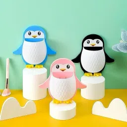 2PCS Penguin Toothbrush Holder/Brush Stand/Pen Holder/Kitchen/Bedroom/Office. Plastic Wall Shelf-image-47