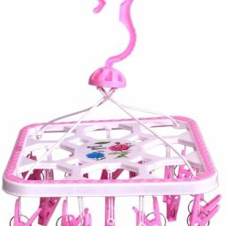 28 CLIPS PEG HANGING DRYER BEST FOR SMALL INNER GARMENTS AND INFANT/BABY CLOTHES Scarf Organizer Plastic Cloth Clips Plastic Cloth Clips-image-91