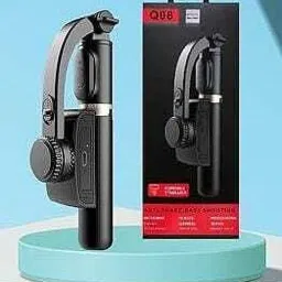EVAAENTERPRISES Q08 Extendable Gimbal in Black Color 3 Axis Gimbal for Mobile, Camera-42