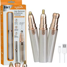 NLB ENTERPRISE 3 in 1 Eyebrow trimmer for women, Nose, Face & Upper Lips Hair remover IPL Laser Hair Remover-image-11