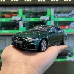 1:24 scale audi A7 steering wheel alloy car model-image-44