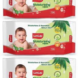 Baby Moisturising Extra Thick Wipes with Aloe Vera, 72 Wipes/pack-image-47