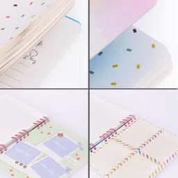 doodle Unicorn Notebook with Dangler A5 Diary Ruled 160 Pages image 4