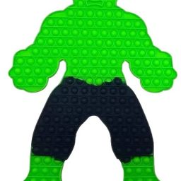 Big Green Giant Monster Bubble Educational Superhero Toy with Popping Sound-image-3