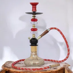 12 inch Iron, Glass Hookah-image-29