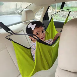 Car Cradle Hammock for 0 to 3 Year Baby Portable Travel Cloth Jhula-4