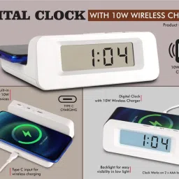 treetop Digital White Clock image 5