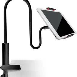 Paramits Screw Base Lazy Long Arm Mobile Stand Gooseneck Phone Holder For 4-7.2 inch Universal Phone Tablet Mobile Holder-0