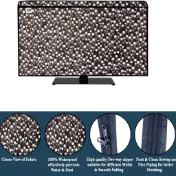 KingMatters Two Layer Cover,Water-Dust Proof Cover for 40 inch Computer Monitor, TV, LCD Monitor, etc - Y21KM34_LED_40IN image 3