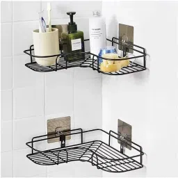 Wall Mounted Shelf/Rack/Storage Organizer for bathroom/living Hall Iron Wall Shelf-20