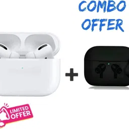 Airdrops pro 3 White wireless bluetooth earbuds Combo pack with earbuds case Bluetooth Headset-image-104