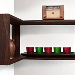 royals cart Set of Two Solid Wood Open Book Shelf image 5