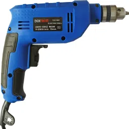 inditrust 6month Warranty Reversible Electric drill machine Variable speed with 13pc Hss bit 5pc Masonry 2pc Ph2 bit 20pc screw & Gitti set Hammer Drill image 2