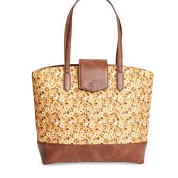 TEAL BY CHUMBAK Floral Printed Structured Shoulder Bag-image-32