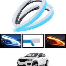 Universal Waterproof Yellow/White Fancy Design Audi Strip Light For Car-172 Car Fancy Lights-image-66