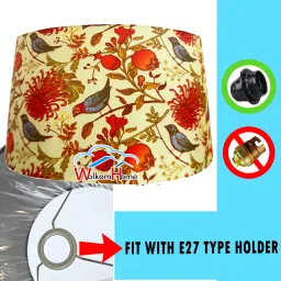 wolkomhome Lamp Shade for table and Floor Lamp Suitable For Home Decor Bird Print Table Lamps Lamp Shade image 3