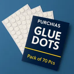 Transparent Double-Sided Glue Dots - 70 Pcs(1 Sheet) | Removable, No-Trace Sticky Dots for Posters, DIY Crafts, Party Decor, and Home Use-36