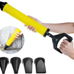 Caulking Gun with 4 Type of Nozzles, Mortar Pointing Grouting Gun Sprayer? Standard Temperature Pneumatic Glue Gun-image-7