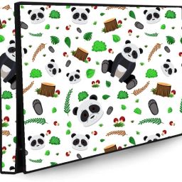 Wacky 32 Inch Led TV Cover Waterproof with Transparent Polyethene Layer for 32 inch Thomson, KODAK, Sony, Samsang, Mi Led TV Cover- Led-32-K-Panda-image-81