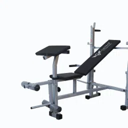 Single Support 7 IN 1 GYM BENCH SILVER COLOUR (SS Prin) Multipurpose Fitness Bench-7