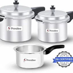 DELUXE 2, 3, 5 Liter Aluminium Outerlid Pressure Cooker Combo 2 L, 3 L, 5 L Pressure Cooker-image-98