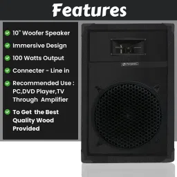 Target TARGET TT-502 HI-FI Sound Multimedia Speaker 10" Speaker 100 W Party Speaker image 4