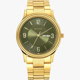 titan Gents Karishma Analog Watch- For Men NT1650YM08 image 3