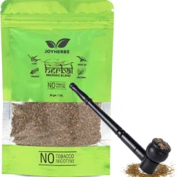 Smoking Mixture 30G With Natural Herbal Smoking Blend & Wooden Black Bowl Smoking Cessations-image-99