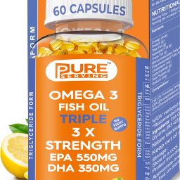 PREMIUM Triple 3X Strength Omega-3 Fish Oil Triglyceride - 550mg EPA, 350mg DHA-14