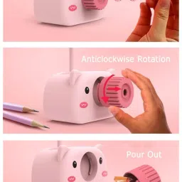 rhinetoys LED Desk Lamp with Pen Holder & Sharpener: Study Light for Home,Office Study Lamp image 3