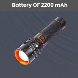 Rechargeable Torch Light, Telescopic Zoom, Ultra Bright LED Flashlight V369 Torch-image-45