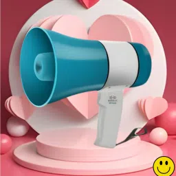 Handheld Megaphone with Siren, Microphone & Rechargeable for Outdoor EventsB66 Megaphone Portable Megaphone Siren Loudspeaker Function &Long Battery BackupI66 Outdoor PA System-34