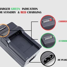 DIGICLAMBO EN-EL14A /EN-EL14 Battery Charger D3100 D3200 D3300 D3400 D3500 D5100 D5200Camera Battery Charger image 3